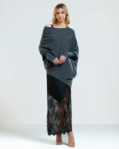 🔥LAST DAY 49%OFF🔥Asymmetric Draped Jumper
