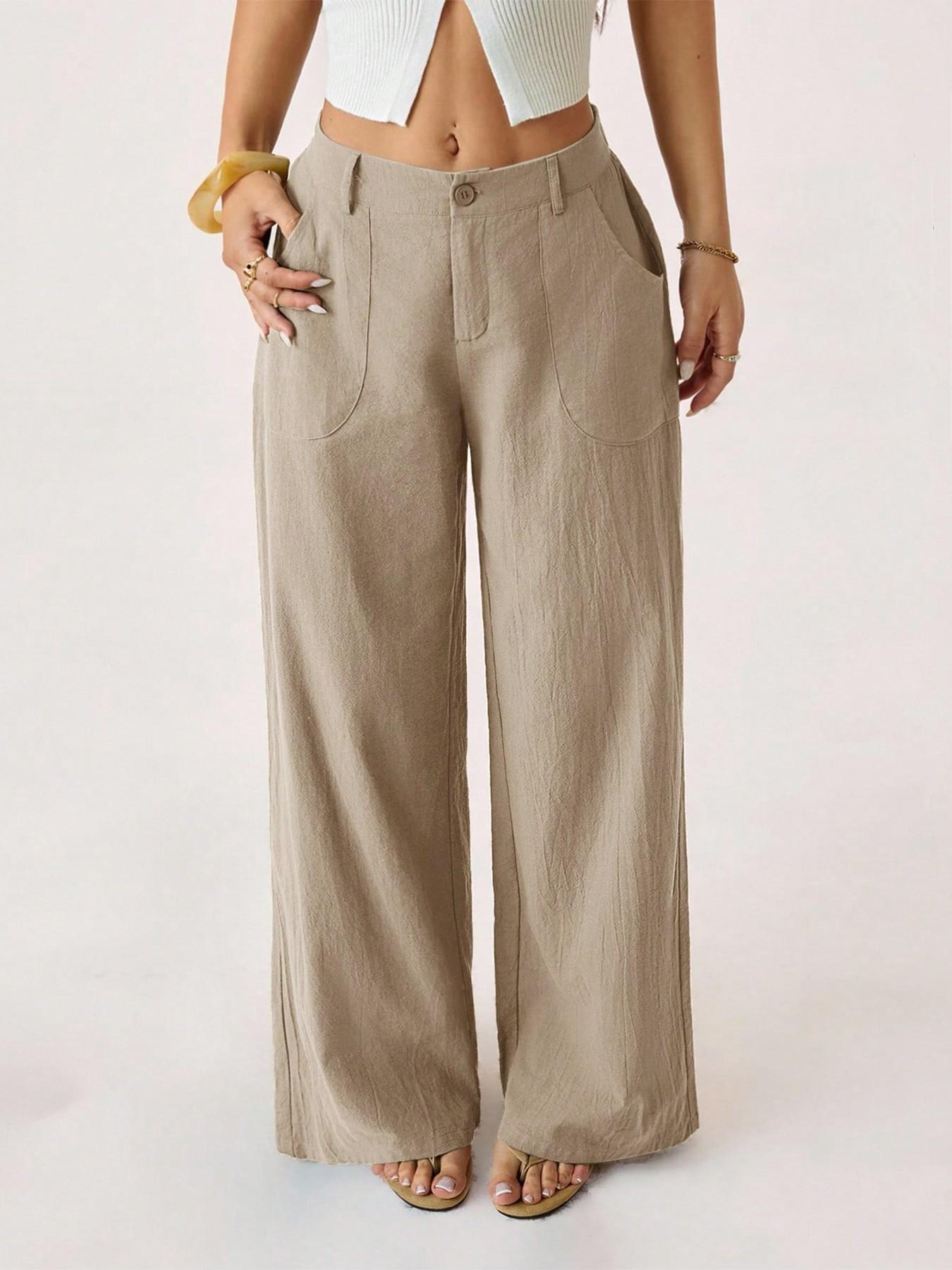 🔥2026 NEW SALES👖Women's Summer Classical Cotton-Linen Lightweight Palazzo Pants