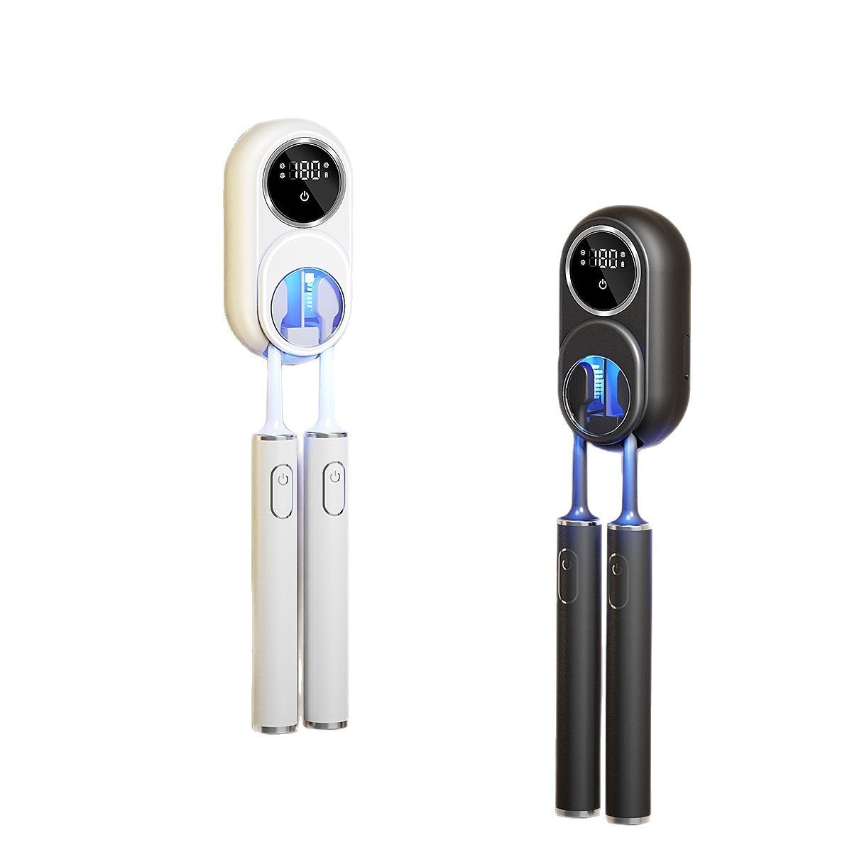 UV Toothbrush Holder with Sanitizer – Heat Drying, Smart Sensor Lid, 60-Day Battery, Wall Mount