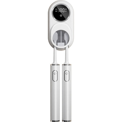 UV Toothbrush Holder with Sanitizer – Heat Drying, Smart Sensor Lid, 60-Day Battery, Wall Mount