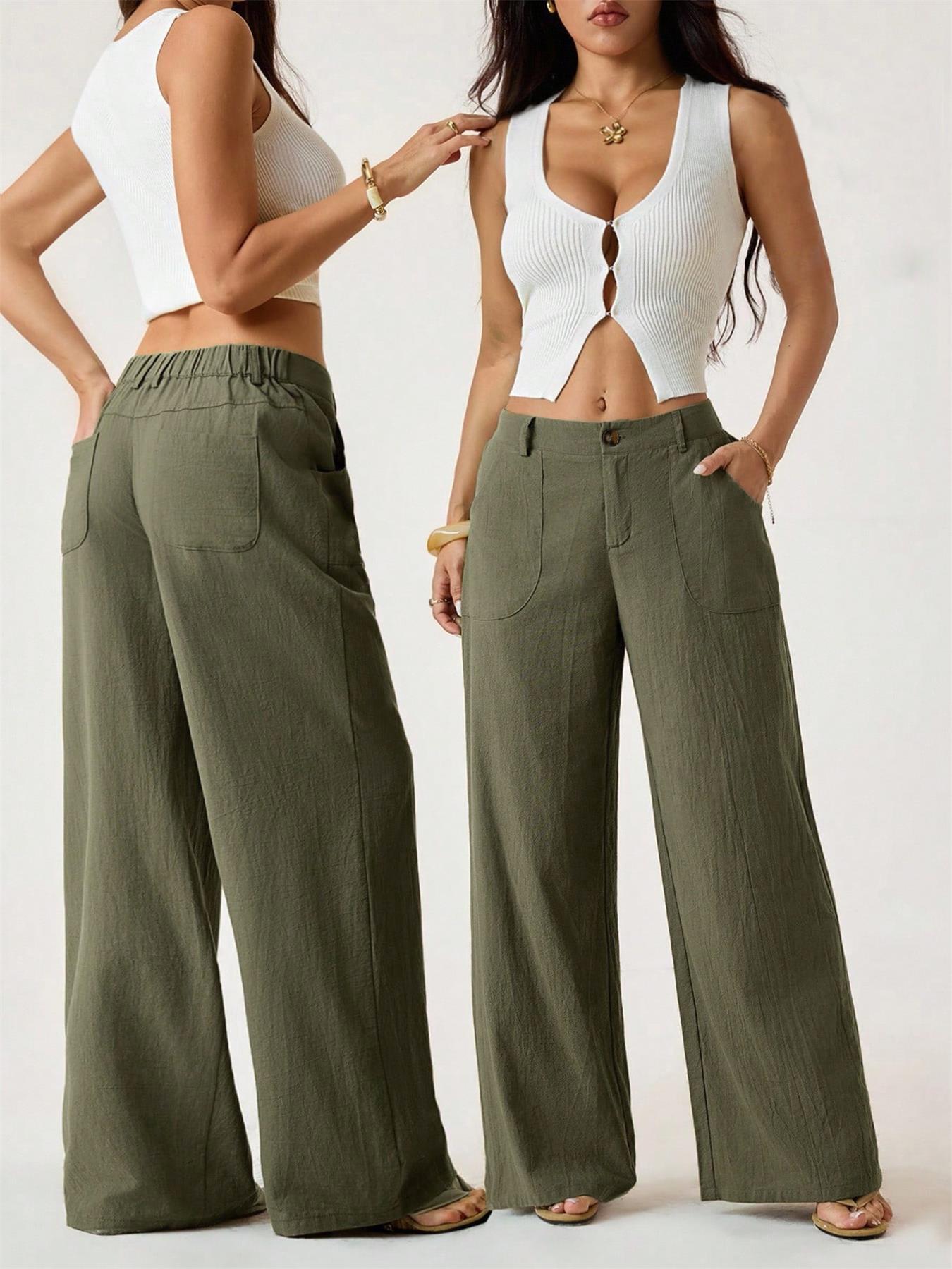 🔥2026 NEW SALES👖Women's Summer Classical Cotton-Linen Lightweight Palazzo Pants
