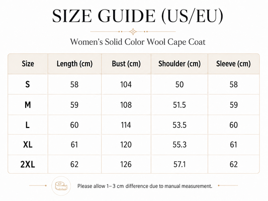 Women's Wool Blend Poncho Coat Oversized Belted Stand Collar Cropped