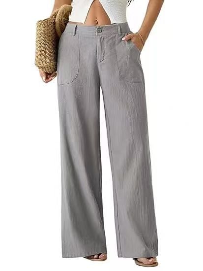 🔥2026 NEW SALES👖Women's Summer Classical Cotton-Linen Lightweight Palazzo Pants